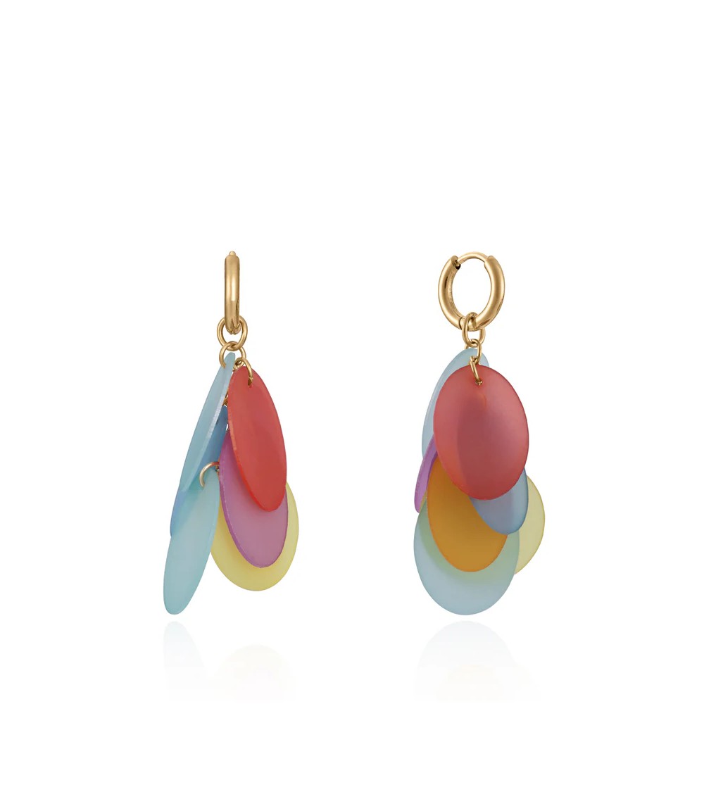 Pendientes Viceroy Kiss aros y resina colores 14031E01019