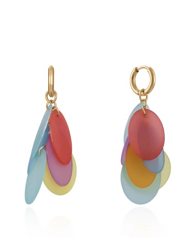 Pendientes Viceroy Kiss aros y resina colores 14031E01019